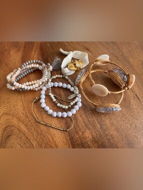 Lot of bracelets and bangles